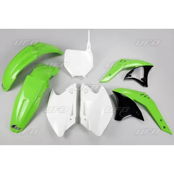 UFO sada plastů KAWASAKI KXF 250 '07 (zelená/bílá)