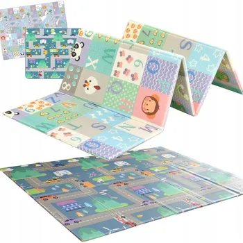 VELKÁ OBOUSTRANNÁ PĚNOVÁ PODLOŽKA SKLÁDACÍ abeceda 801