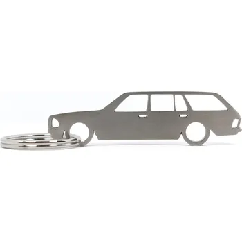 Mercedes W123 kombi klíčenka z nerezové oceli