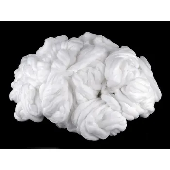 Příze Extra silná příze 1000 g česaná melír bílá 1 ks