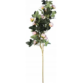 umělá květina VELKÁ VĚTVIČKA S RŮŽIČKAMI 95 cm RŮŽOVÁ BARVA DEKORACE JAKO ŽIVÁ DO VÁZY