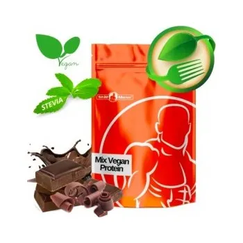 Protein Nuvys Nutrition (Still Mass) Mix vegan protein 1000 g - čokoláda se stévií + Sleva 3 % pro registrované