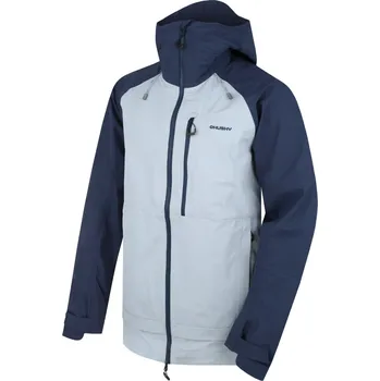 Pánská bunda Husky Pánská hardshell bunda Nanook M dk. blue/lt. grey Velikost: S
