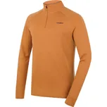 Husky Pánská merino mikina Aron Zip M mustard Velikost: XL