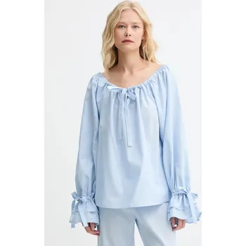 Dámská halenka Lněná halenka The Sleeper CHBL06P010N modrá 50X, vel. XS