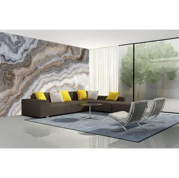 Fototapeta DIMEX | Samolepicí vliesová fototapeta na zeď Řez nerostem MA-5-2471 | 375 x 250 cm | bílá, hnědá, šedá + Samolepicí vliesová fototapeta na stěnu DIMEX Řez nerostem MA52471 v rozměru 375 x 250 cm