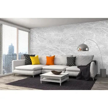 Fototapeta DIMEX | Samolepicí vliesová fototapeta na zeď Světlá kamenná textura MA-5-2472 | 375 x 250 cm | bílá + Samolepicí vliesová fototapeta na stěnu DIMEX Světlá kamenná textura MA52472 v rozměru 375 x 250 cm