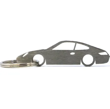 Porsche 911 997 klíčenka z nerezové oceli