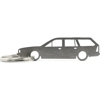 VW Volkswagen Passat B2 wagon klíčenka z nerezové oceli