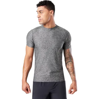 Pánské tričko Tričko Nathan Black Heather 1153187 Medium