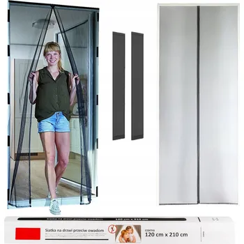 Moskytiéra Moskytiéra do dveří Scley 70 cm x 220 cm černá