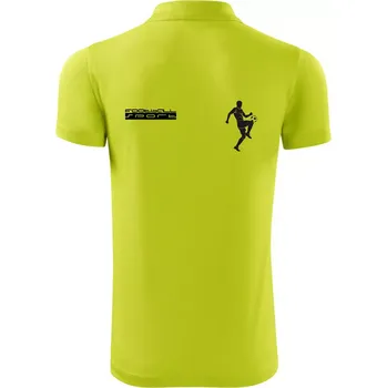Pánská košile Football sport - Polokošile Victory sportovní (dresovina) - 2XL ( Limetková )
