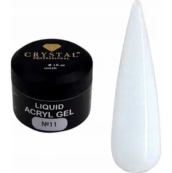 Lak na nehty Liquid Acryl Gel #11 50 ml CRYSTAL PROFESSIONAL Gel pro posílení nehtů
