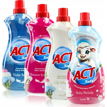 Aviváž Tekutá aviváž Koncentrovaná aviváž ACT Soft na 240 praní 6 L