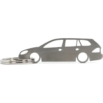 VW Volkswagen Golf MK6 kombi klíčenka z nerezové oceli