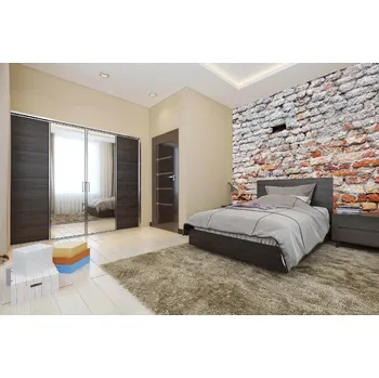 Fototapeta DIMEX | Samolepicí vliesová fototapeta na zeď Cihlová zeď v Benátkách MA-5-2670 | 375 x 250 cm | červená, bílá + Samolepicí vliesová fototapeta na stěnu DIMEX Cihlová stěnu DIMEX v Benátkách MA52670 v rozměru 375 x 250 cm