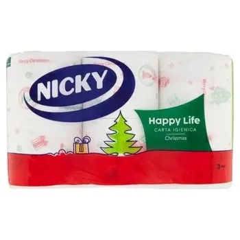 Toaletní papír Nicky Defend 3vrstvý 6 ks