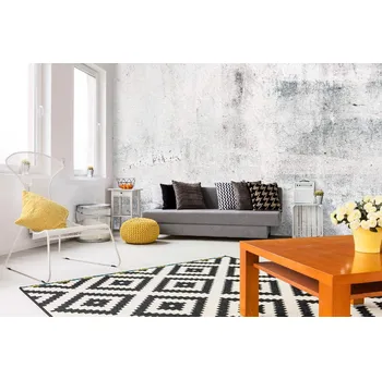 Fototapeta DIMEX | Samolepicí vliesová fototapeta na zeď Detail špinavé bílé zdi MA-5-2632 | 375 x 250 cm | bílá + Samolepicí vliesová fototapeta na stěnu DIMEX Detail špinavé bílé zdi MA52632 v rozměru 375 x 250 cm