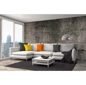 Fototapeta DIMEX | Samolepicí vliesová fototapeta na zeď Textura černého kamene MA-5-2428 | 375 x 250 cm | černá, šedá + Samolepicí vliesová fototapeta na stěnu DIMEX Textura černého kamene MA52428 v rozměru 375 x 250 cm