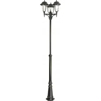 Stojací lampa Osvětlovací sloupek kulatý Su-ma E27 295 cm černý