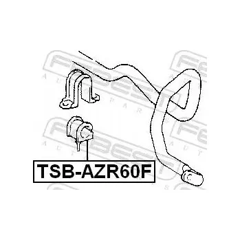 Stabilizátor nápravy Febest TSB-AZR60F Odpružení , stabilizátor