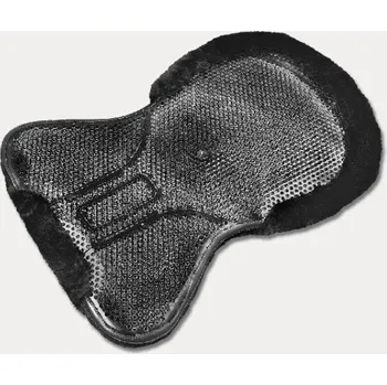 Jezdecké sedlo Podložka gelová s beránkem černá