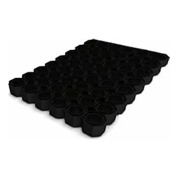 Rohožka Gumová rohožka děrovaná odolná podložka 100x50 cm