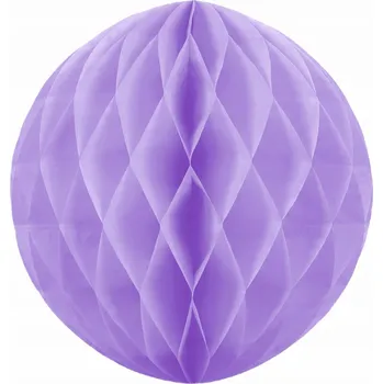 Obraz FIOLETOWÁ VOŠTINOVÁ PAPÍROVÁ KOULE 20 cm DEKORACE NA OSLAVY