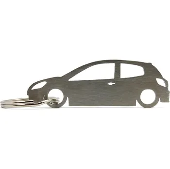 Renault Clio 3gen 3d klíčenka z nerezové oceli