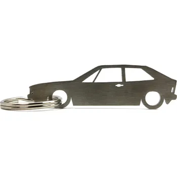 VW Volkswagen Scirocco MK1 klíčenka z nerezové oceli