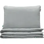 Povlečení basic šedé 160x200 (50x60) - MUMLA