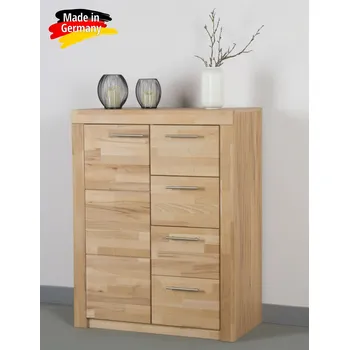 Komoda Střední komoda z masivu - jádrový BUK K219