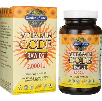 Garden of Life Vitamin Code RAW D3 2000 I.U. 120 kapslí