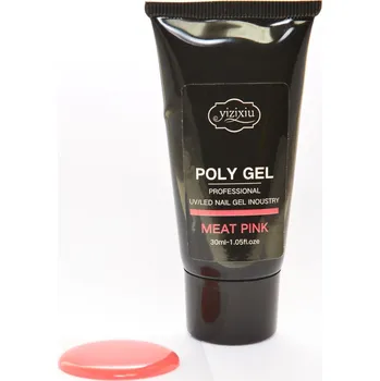 Lak na nehty POLY GEL PRO PRODLUŽOVÁNÍ NEHTŮ - MEAT PINK #34-02