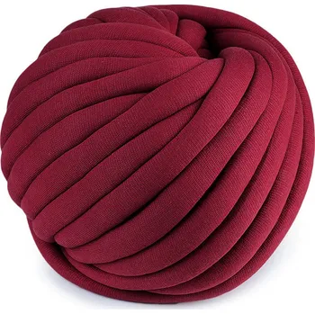 Příze Příze Marshmallow silná 750 g červená tmavá 1 m