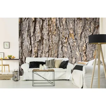 Fototapeta DIMEX | Samolepicí vliesová fototapeta na zeď Kůra jedle MA-5-2344 | 375 x 250 cm | hnědá + Samolepicí vliesová fototapeta na stěnu DIMEX Kůra jedle MA52344 v rozměru 375 x 250 cm