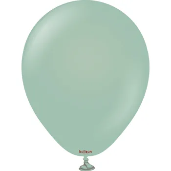 Balónek Latexové balónky Retro Winter Green, zelené 45 cm, 1 ks