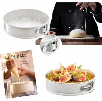 Forma na pečení FORMA NA DORT KULATÁ MALÁ FORMA NA PEČENÍ 20 CM AMBITION VYJÍMATELNÉ DNO