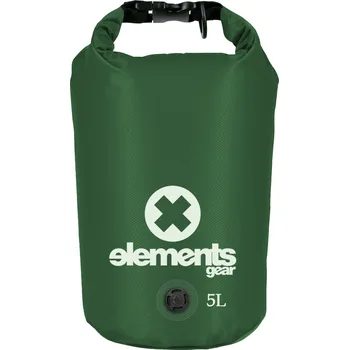 Vodácký pytel Elements Gear Lodní pytel s odvzdušňovacím ventilem Elements Light 2.0 Barva: Army green, Objem: 5 l
