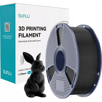 Filament PLA filament Sunlu 1,75 mm 1000 g černý