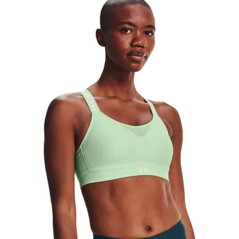Podprsenka Podprsenky Under Armour Women's UA Infinity High Sports Bra - aqua foam/white Zelený, Mátový (XS)