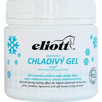 Koňská maska proti hmyzu ELIOTT Veterinární chladivý gel Eliott