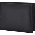Samsonite Attack 2 SLG pánská kožená peněženka CT8 - 050, Barva: Black 09