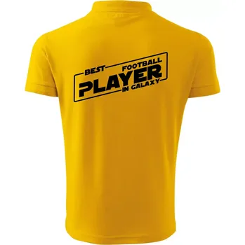 Pánská košile Best football player in galaxy - Polokošile pánská Pique Polo 203 - S ( Žlutá )