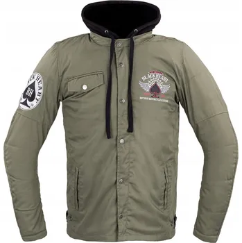 Moto oblečení Pánská bunda W-TEC Black Heart Khaki Jacket s aramidem (Velikost: XL, Barva
