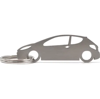 Peugeot 207 3d klíčenka z nerezové oceli