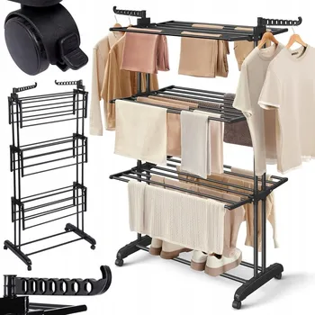 Sušák na prádlo Sušák na prádlo volně stojící, vertikální Vilde 125-125 cm