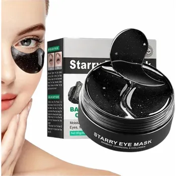 Péče o oční okolí Hydrogelové polštářky pod oči S AKTIVNÍM BAMBUSOVÝM UHLÍM 60 ks