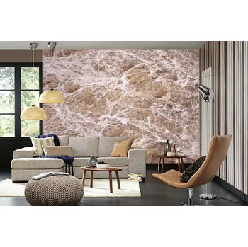 Fototapeta DIMEX | Samolepicí vliesová fototapeta na zeď Rozbouřená mořská voda MA-5-2492 | 375 x 250 cm | bílá, hnědá, růžová + Samolepicí vliesová fototapeta na stěnu DIMEX Rozbouřená mořská voda MA52492 v rozměru 375 x 250 cm