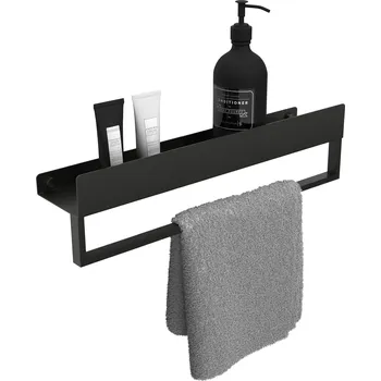 Vodovodní baterie Rea Rea, koupelnová police 45cm, SF01, černá matná, REA-06000